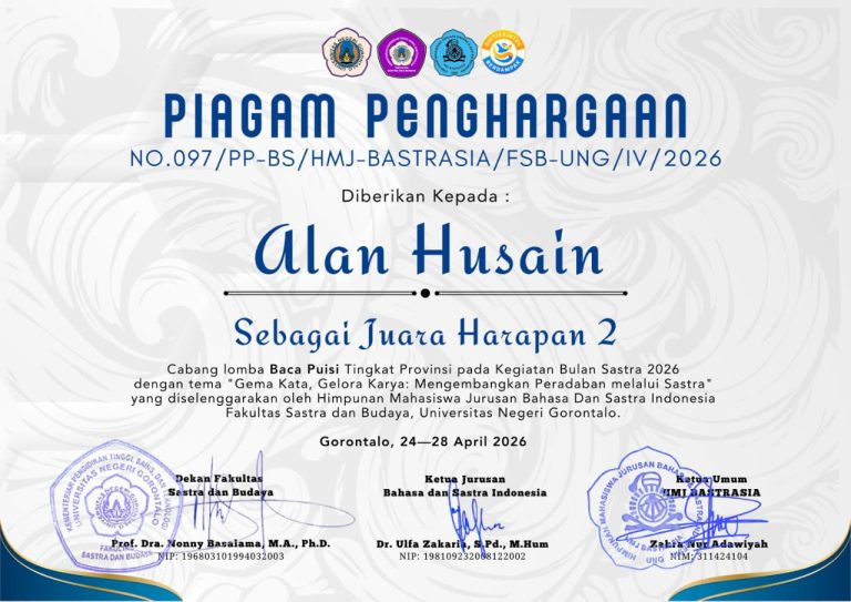 Mahasiswa Akuntansi Syariah Raih Juara Harapan II Lomba Baca Puisi Bulan Sastra 2026