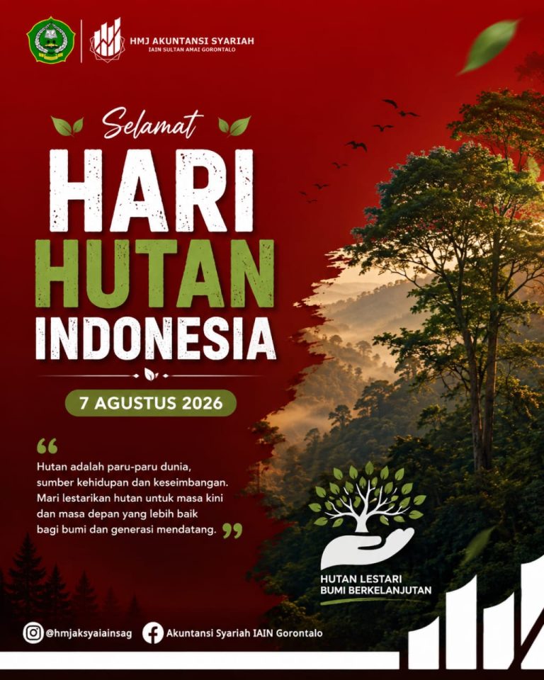 HMJ Akuntansi Syariah UIN Sultan Amai Gorontalo Ajak Generasi Muda Lestarikan Hutan