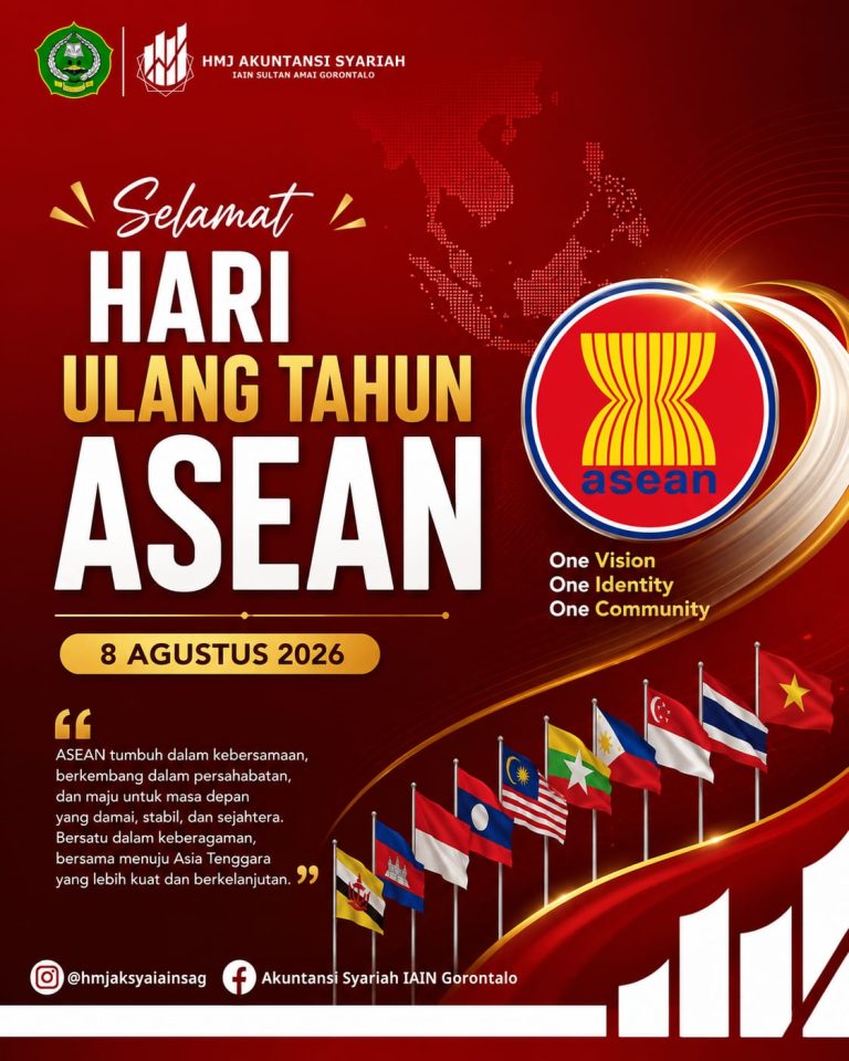 HMJ Akuntansi Syariah UIN Sultan Amai Gorontalo Peringati HUT ASEAN dengan Semangat Persatuan dan Keberagaman